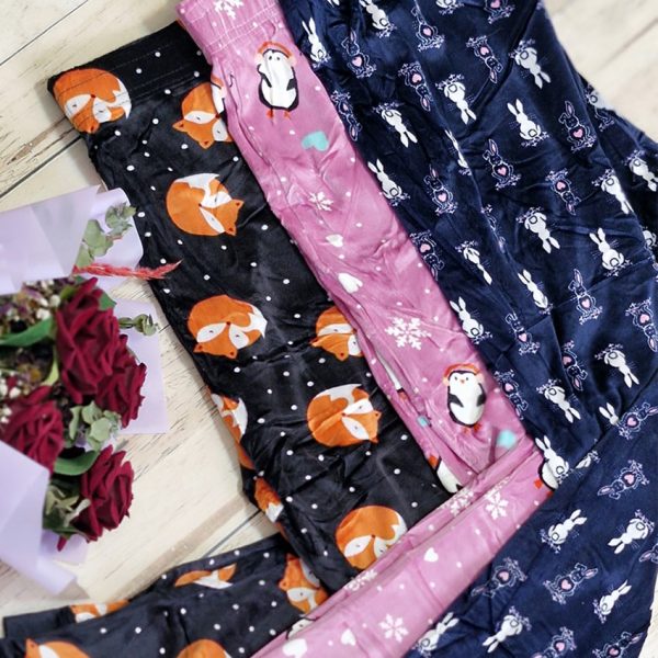 شلوار مخمل طرحدار - مانتو پاتریس رشت