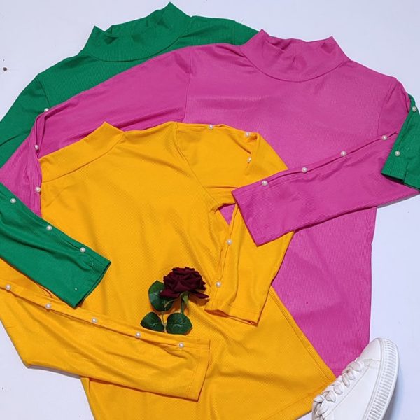 بلوز آستین مرواریدی فانریپ - مانتو پاتریس رشت