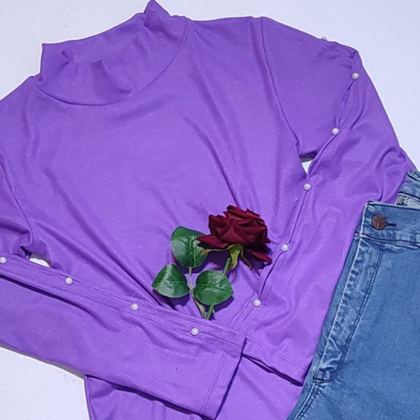 بلوز آستین مرواریدی فانریپ