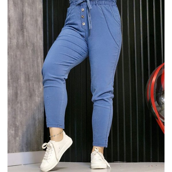 31400182-001-min شلوار مام کمرکش آبی - مانتو پاتریس رشت