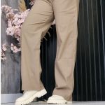 شلوار بگ بنگال کرم- مانتو پاتریس رشت