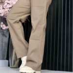 شلوار بگ بنگال کرم- مانتو پاتریس رشت