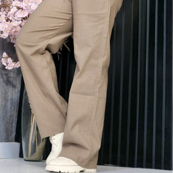 شلوار بگ بنگال کرم- مانتو پاتریس رشت