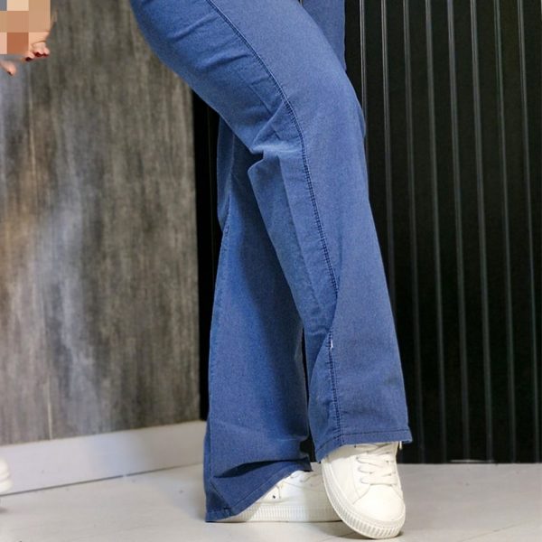 شلوار بگ نیل آبی - مانتو پاتریس رشت