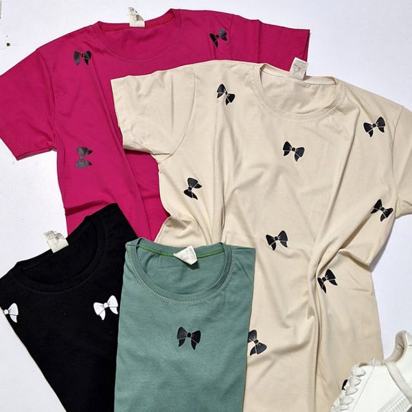 321004722-01-min تیشرت نخ پنبه چاپ پاپیون - مانتو پاتریس رشت