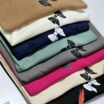 تیشرت نخ پنبه چاپ پاپیون - مانتو پاتریس رشت