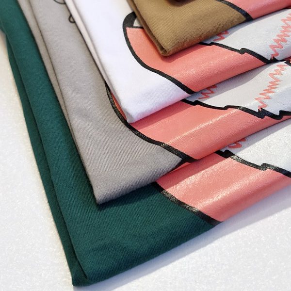 تیشرت نخ پنبه گربه و فنجون