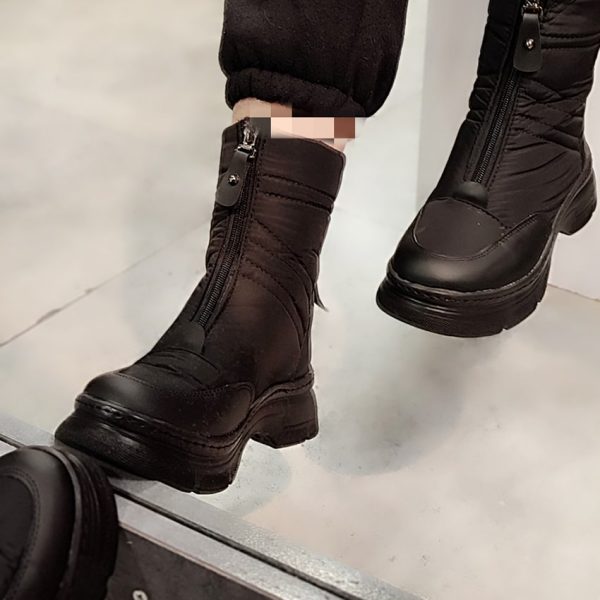 33000417-002-min بوت کاپشنی جلو زیپ مشکی-مانتو پاتریس رشت