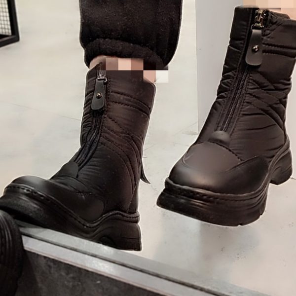 33000417-003-min بوت کاپشنی جلو زیپ مشکی