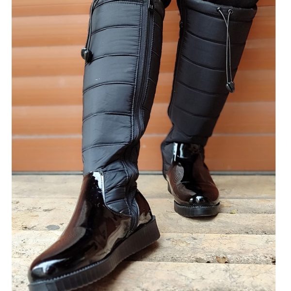 33000424-2-min بوت ورنی کاپشنی مشکی - مانتو پاتریس رشت