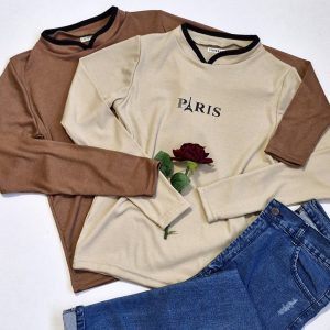 بلوز آستین بلند فانریپ پاریس