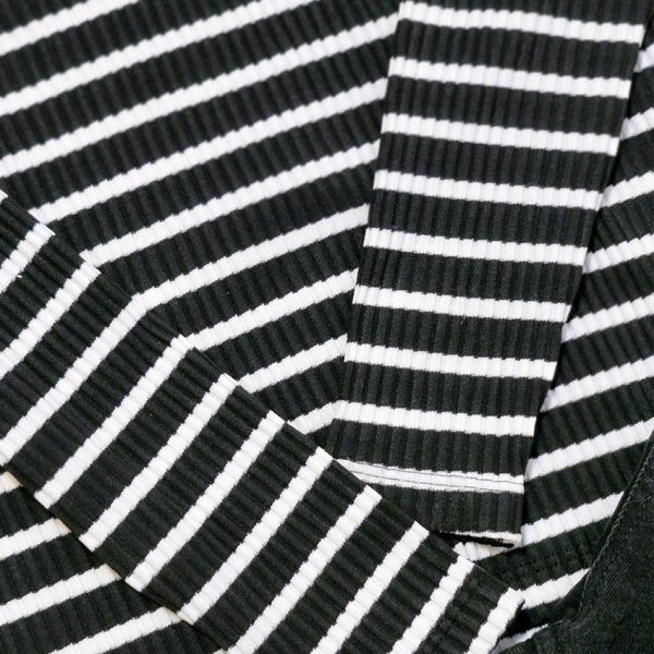 بلوز فانریپ یقه گرد راه راه - مانتو پاتریس رشت