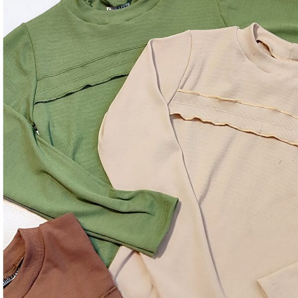 بلوز فانریپ نوار پهن - مانتو پاتریس رشت