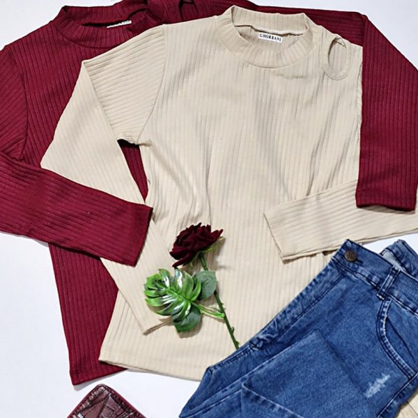 بلوز فانریپ یقه اشکی بزرگ - مانتو پاتریس رشت