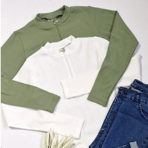 بلوز کراب فانریپ نیم زیپ - مانتو پاتریس رشت