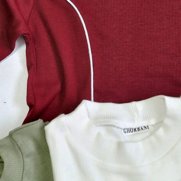 بلوز فانریپ نوار دار-مانتو پاتریس رشت