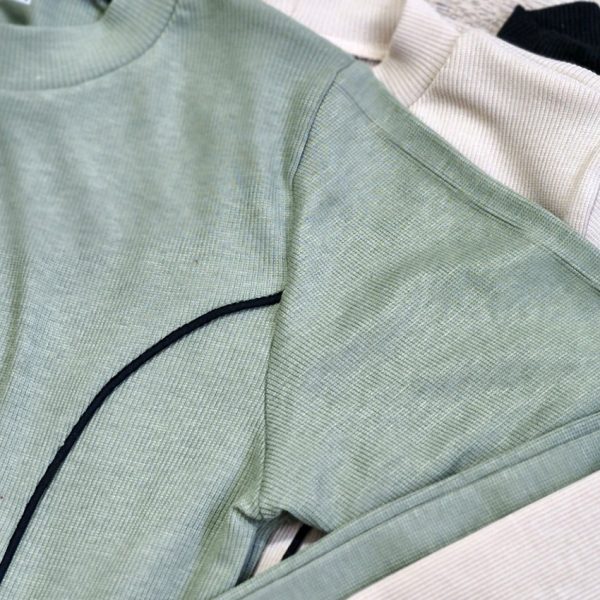 بلوز فانریپ نوار دار-مانتو پاتریس رشت