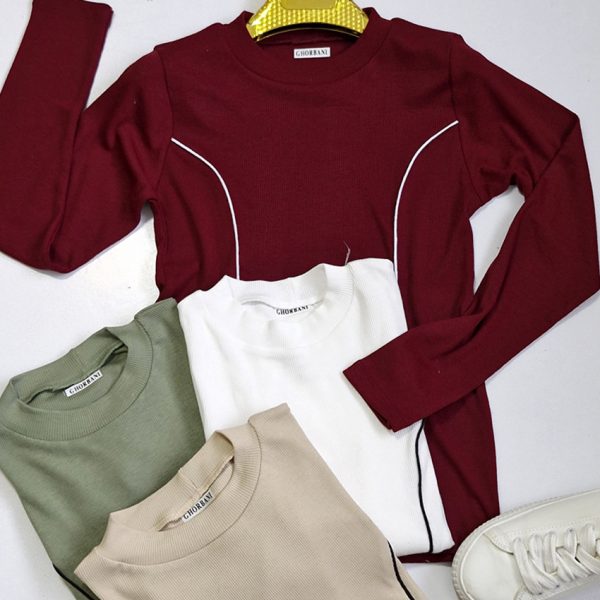 بلوز فانریپ نوار دار-مانتو پاتریس رشت