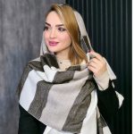 شال موهر کجرا نواری - مانتو پاتریس رشت