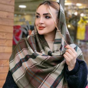 شال موهر چهارخونه - مانتو پاتریس رشت