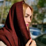 شال بافت زرشکی - مانتو پاتریس رشت