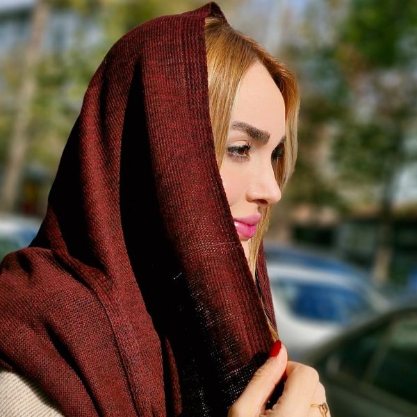 شال بافت زرشکی - مانتو پاتریس رشت