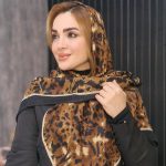 روسری پلنگی نخی - مانتو پاتریس رشت