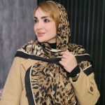 روسری پلنگی نخی - مانتو پاتریس رشت