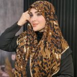 روسری پلنگی نخی - مانتو پاتریس رشت