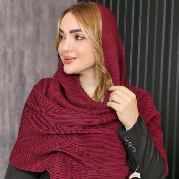 شال پلیسه رنگی - مانتو پاتریس رشت