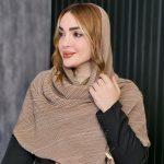 شال پلیسه رنگی - مانتو پاتریس رشت