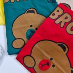 تیشرت چاپ قهوه ای - مانتو پاتریس رشت