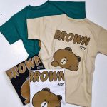 تیشرت چاپ قهوه ای - مانتو پاتریس رشت