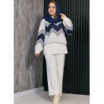 ست بافت لینو رنگی - مانتو پاتریس رشت