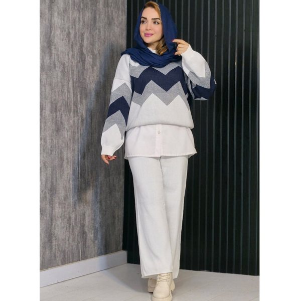 ست بافت لینو رنگی - مانتو پاتریس رشت