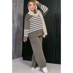 ست بلوز شلوار راه راه - مانتو پاتریس رش