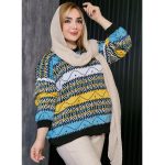 بلوز بافت سرخپوستی - مانتو پاتریس رشت