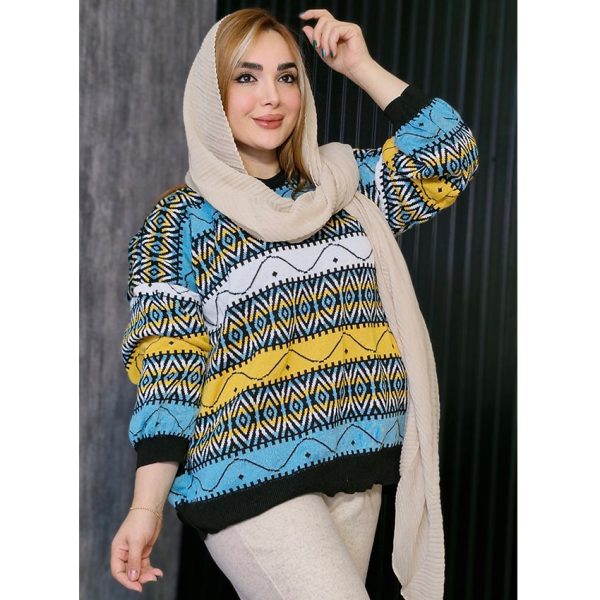 بلوز بافت سرخپوستی - مانتو پاتریس رشت