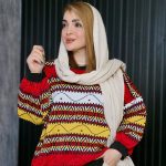 بلوز بافت سرخپوستی - مانتو پاتریس رشت