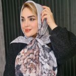 روسری گل رز - مانتو پاتریس رشت