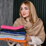 شال کریشه خطی - مانتو پاتریس رشت