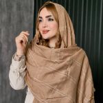 شال کریشه خطی - مانتو پاتریس رشت