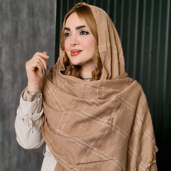 شال کریشه خطی - مانتو پاتریس رشت