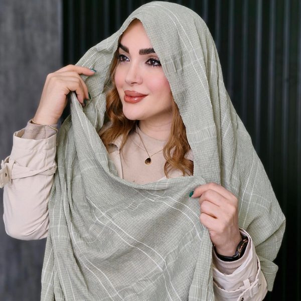 شال کریشه خطی - مانتو پاتریس رشت