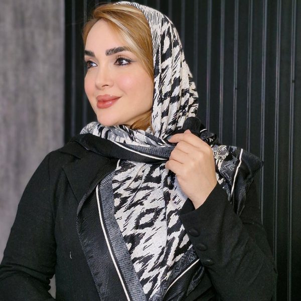 روسری نخی چهار طرح پاییزه