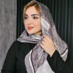 روسری نخی طرح آبرنگی - مانتو پاتریس رشت