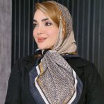 روسری نخی طرح آبرنگی - مانتو پاتریس رشت