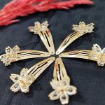 گیره مو جفتی طلابی - مانتو پاتریس رشت