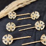 گیره مو جفتی طلابی - مانتو پاتریس رشت