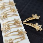 گیره مو جفتی طلابی - مانتو پاتریس رشت